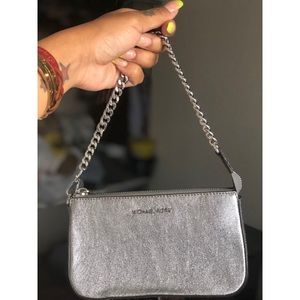 MK silver small bag or clutch